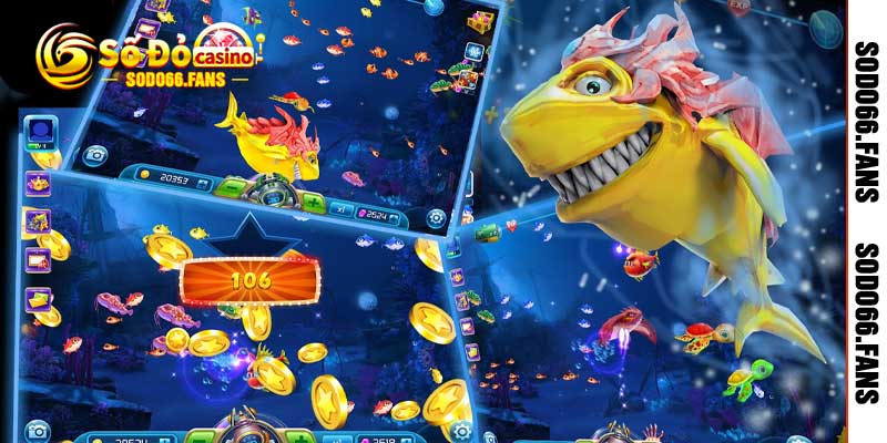 Bắn Cá Rồng - Săn Boss Rồng Trực Tuyến Cùng Nhà Cái Sodo66 3 Bắn cá rồng tại Sodo66 đa dạng phòng chơi, nhiều mức cược