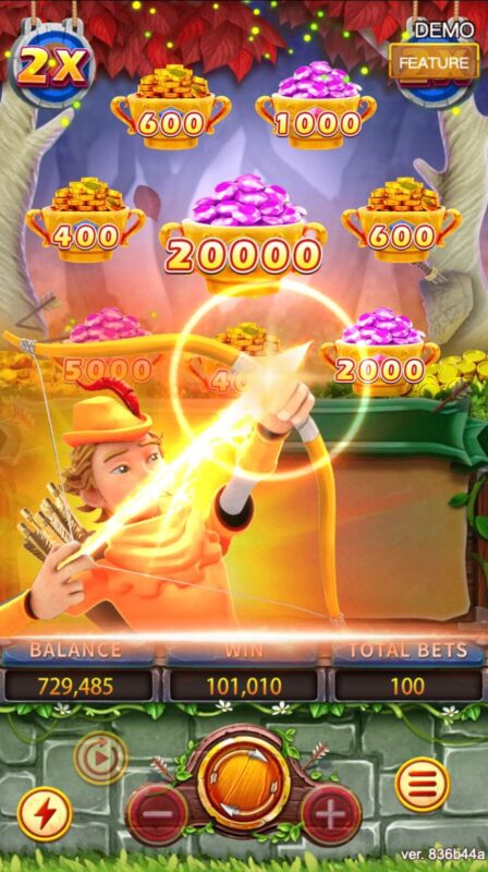 Nổ Hũ Robin Hood - Chinh Phục Rừng Sherwood Jackpot X10.000 5 anh trong game 3
